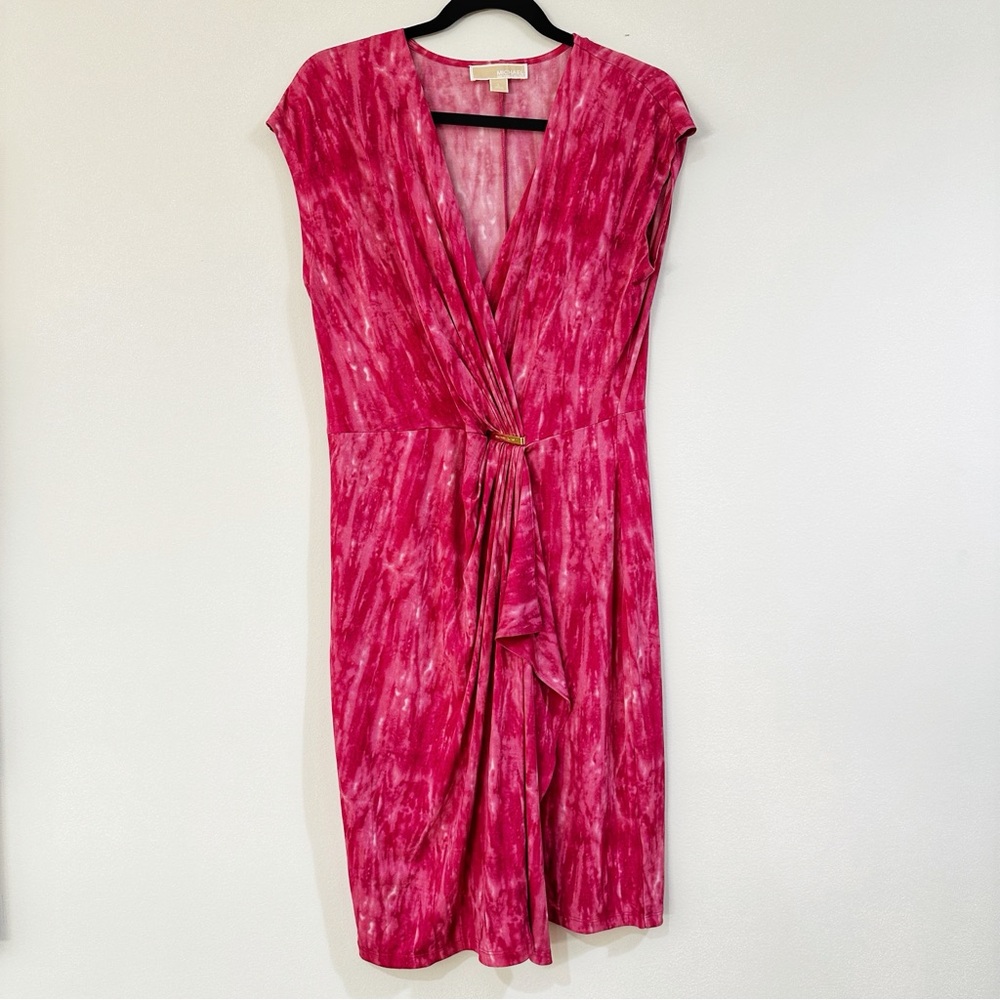 Michael Kors Hot Pink Dress Size Large